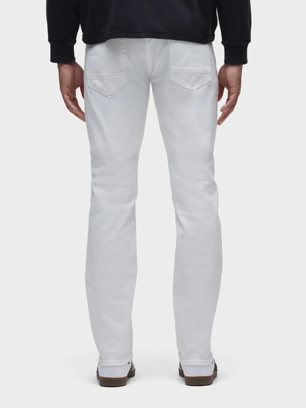 🌻NWOT Hudson Jeans Blake Slim Straight Men's White Stretch Denim Jeans Size 38